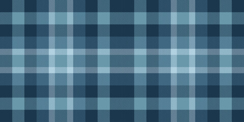 Designer textile pattern tartan, jacket check vector texture. Towel background seamless fabric plaid in cyan and light colors.