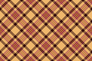 Halloween vector pattern with plaid stripes and pumpkins, spooky ghosts, and scary ornaments. Ideal for autumn background, textile, fabric, party decor, greeting cards, posters, or tiled wallpaper.