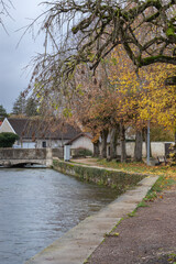 cour d'eau en automne