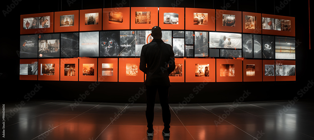 Poster ar art installation blends internet culture with augmented visuals creating a space where digital me