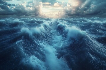 Miraculous Canal Formation: Ocean Separation Inspired by the Parting of the Red Sea