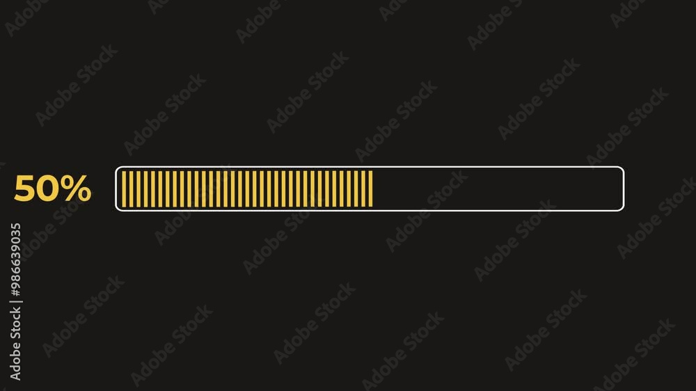 Aufkleber full progress bar showing 100 percent completion. suitable for technology, business, or project mana