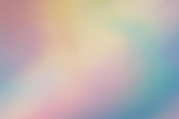 Obraz premium Ethereal Serene Gradient Display with Soft Textures for a Dreamy Pastel Holographic Background