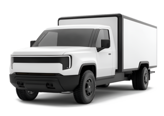 Electric truck in concept, EV car

