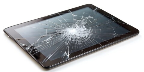 broken tablet display