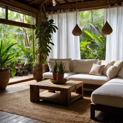 interior, room, modern interior, living room, bedroom
