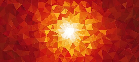 A bright, abstract geometric pattern with a central area for text 