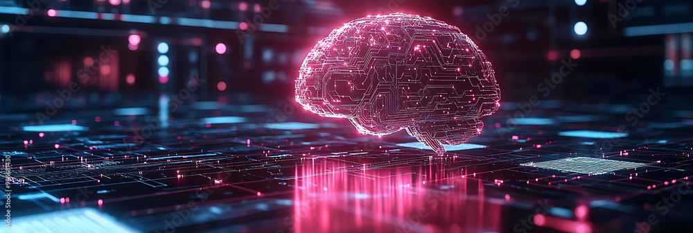 Poster abstract visualization of ai personalized learning platforms within education technology where artif