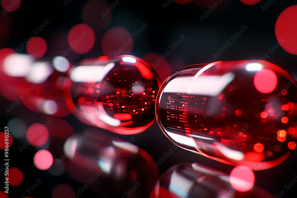 Poster ai regulatory compliance in pharma visualized in an abstract design where artificial intelligence mo