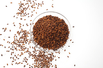 　麦茶　白バック