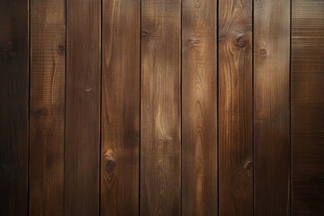 Fototapeta premium Rustic dark brown wood texture background with soft lighting, creating an inviting atmosphere for product photography.