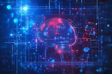 Fototapeta premium Ai ecommerce fraud detection visualized in an infographic illustrating how artificial intelligence monitors transactions detects suspicious activity and prevents fraud