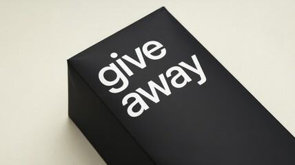Product giveaway promotion design for marketing and branding campaigns