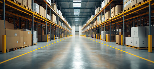 Obraz premium Ai logistics planning and strategy within logistics automation where artificial intelligence forecasts demand manages supply chains and optimizes resource allocation