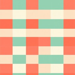 Colorful geometric pattern, white isolate background