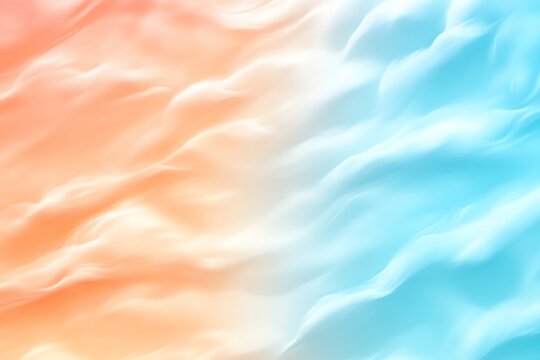 A subtle pastel gradient background, transitioning from soft peach to pale blue, offering a calming and elegant effect