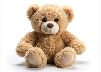 Obraz premium Soft, cuddly teddy bear toy charms with plush exterior, filled with fluffy filler, and safety eyes ensuring a