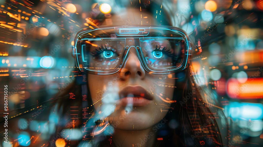 Poster ai driven augmented reality experiences consumer electronics visualized in a poster that showcases a