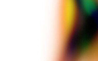 Abstract grainy color gradient texture overlay effect on transparent background. Grungy rough gradient texture cutout. Light leaks overlay effect. Film grain texture