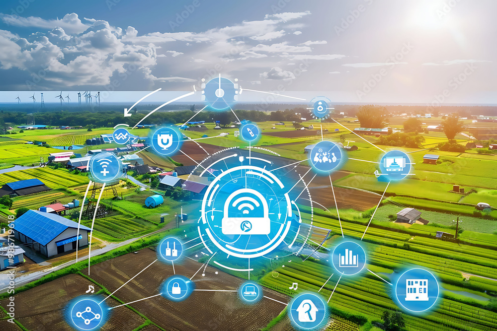 Poster ai driven environmental monitoring where artificial intelligence tracks realtime data air water and 