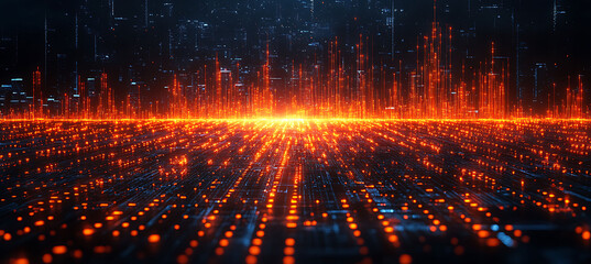 Naklejka premium Ai driven financial planning advisory within retail banking offering personalized strategies that align with customers' longterm goals and current financial situations