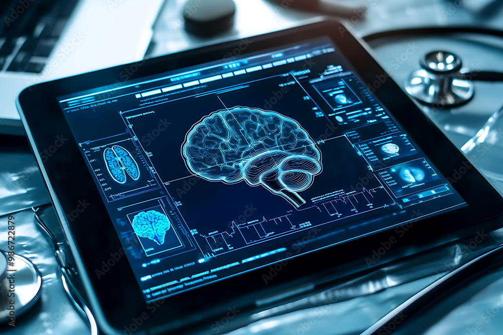 Poster ai driven patient scheduling healthcare administration where artificial intelligence predicts appoin
