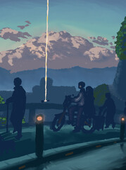 夕暮れ・お盆・帰省