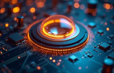 Futuristic New Technology with Modern Abstract Tech Design.