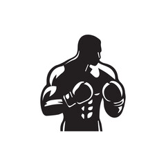Creative Set Of Illustration Boxing Logo Design