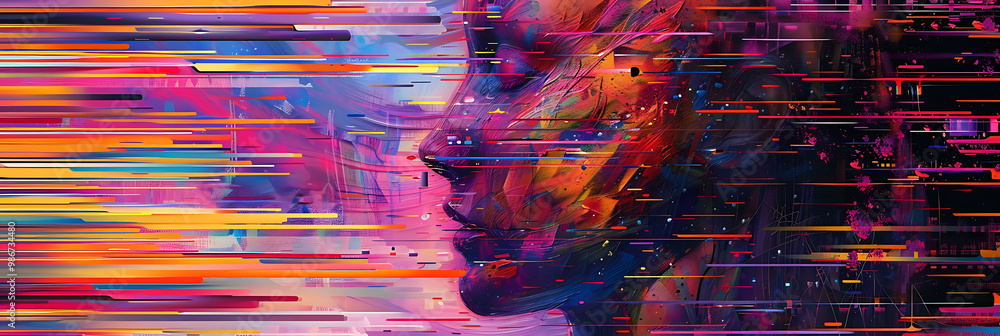 Poster aipowered omnichannel support depicted a collage where artificial intelligence integrates customer i