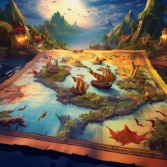 Fantasy 3d Map