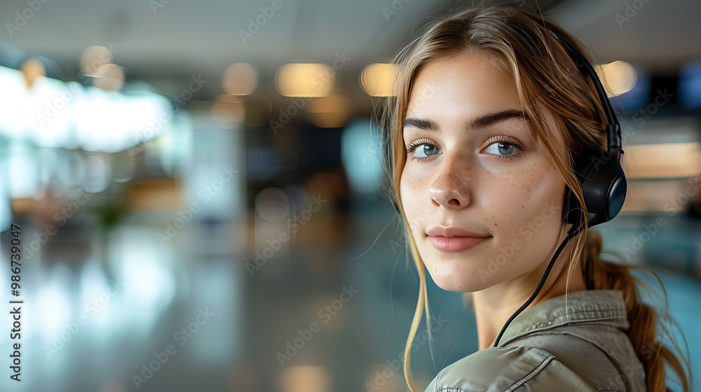 Poster aipowered virtual assistants customer service where artificial intelligence handles complex tasks pe