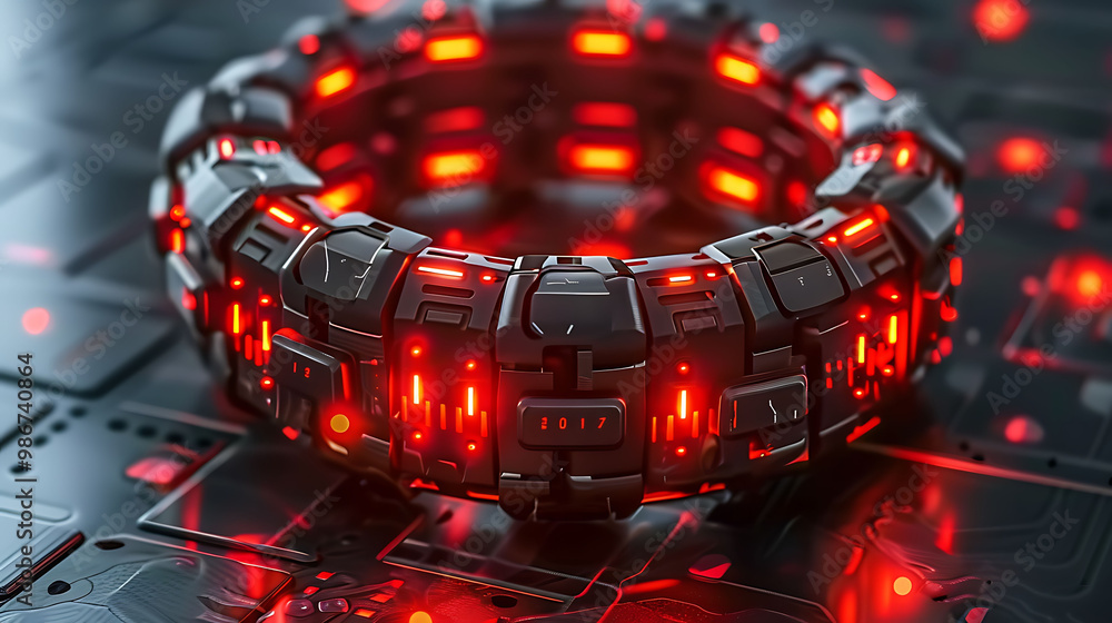 Poster ai-powered wearable devices consumer electronics where artificial intelligence monitors health metri