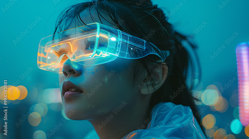 Poster ai-powered wearable devices consumer electronics where artificial intelligence monitors health metri