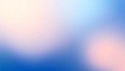 Obraz premium Abstract blurred gradient background with soft blue, pink, and white tones.