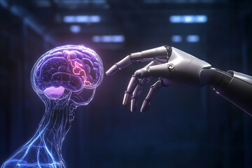 Ai-powered   wealth management retail banking illustrated in a poster where artificial intelligence tailors investment strategies to market dynamics