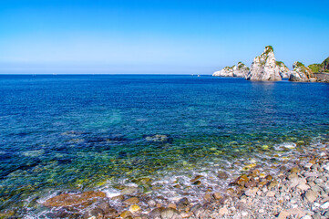 和歌山、白崎海岸の美しい海と風景