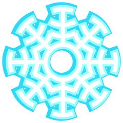 Winter snow vector icon