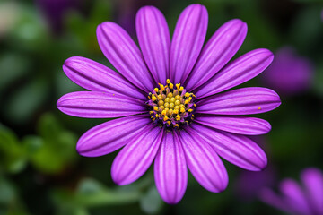 Obraz premium close up of a pink daisy