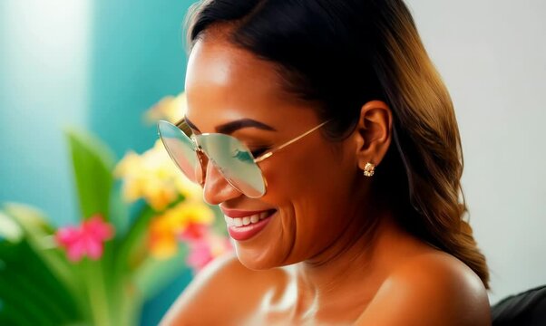 Relaxing Tanning Session at a Tanning Salon