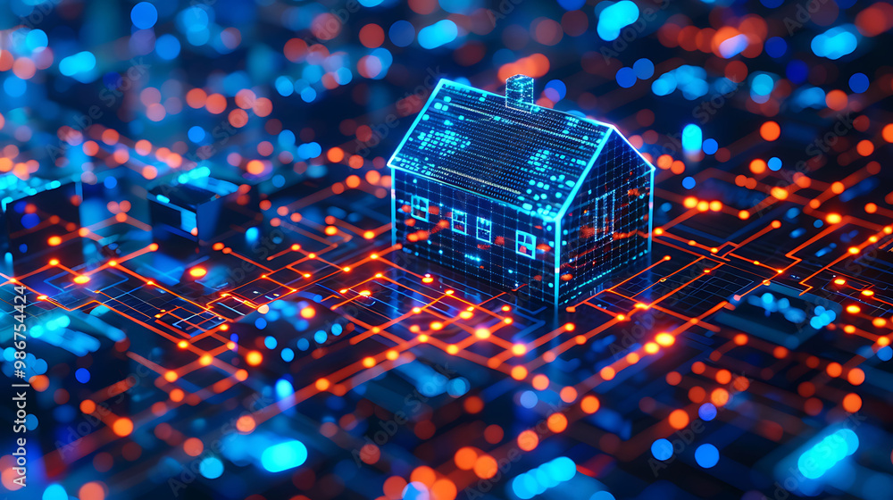 Poster consumer electronics revolutionized ai smart home devices where artificial intelligence integrates s