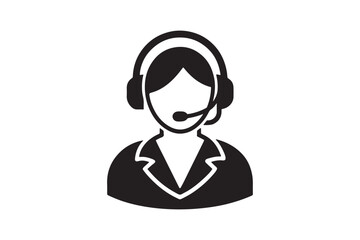 Costumer service icon vector design template