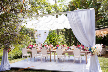 wedding table decoration