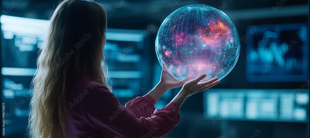 Poster explore retail bankings future ai driven predictive analytics where artificial intelligence forecast