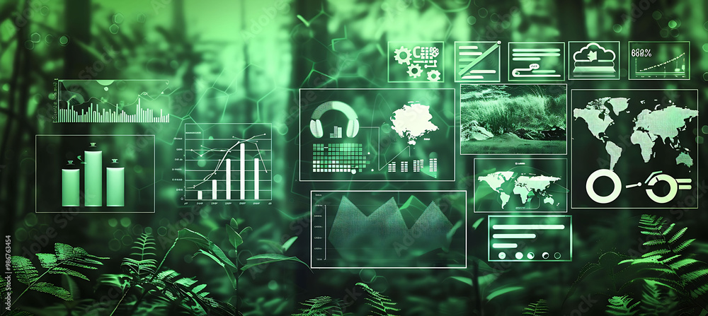 Poster future of sustainable development ai where artificial intelligence integrates environmental social a