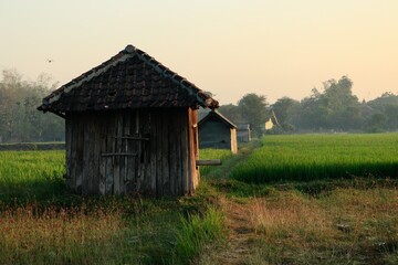 old house in the village
