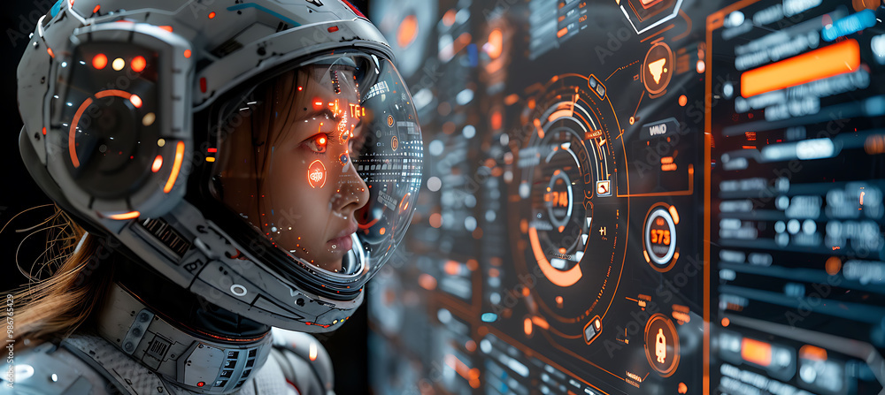 Poster healthcare security in healthcare administration powered by ai depicted in a collage where artificia
