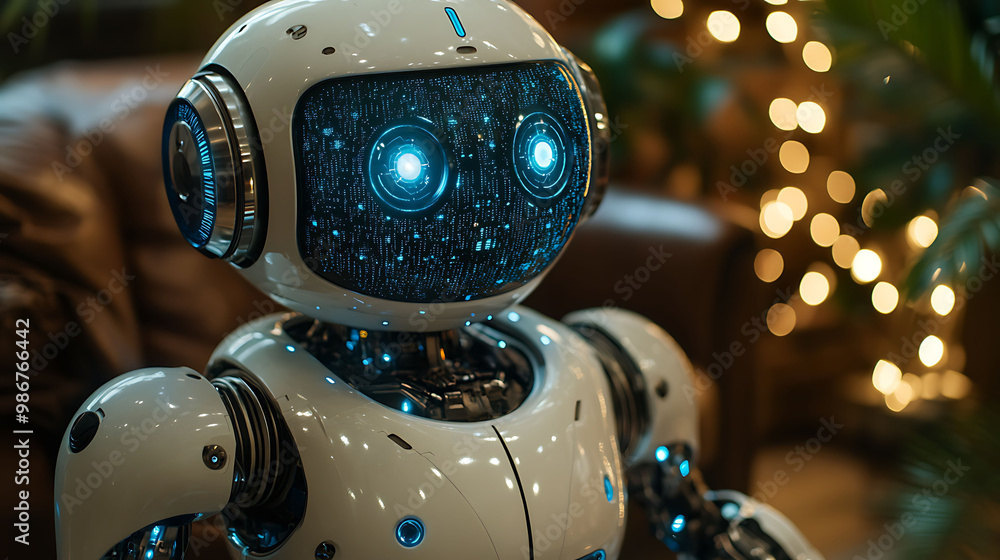 Poster home automation transformed ai smart home device where artificial intelligence seamlessly integrates