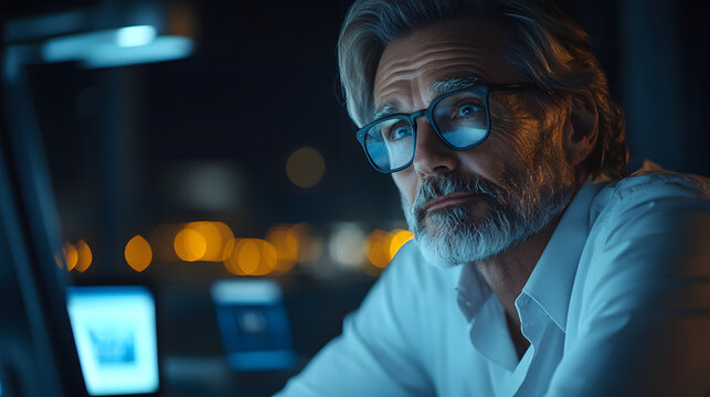 Angel investor with halo evaluating startup pitch, serene smile in soft morning light, entrepreneurial success concept