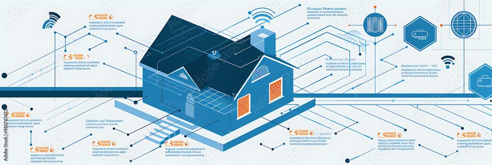 Poster infographic of ai-powered climate control solutions home automation highlighting how ai adjusts heat